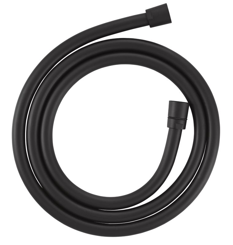 GoodHome PVC bruseforbindelsesslange 1,75 m mat-sort