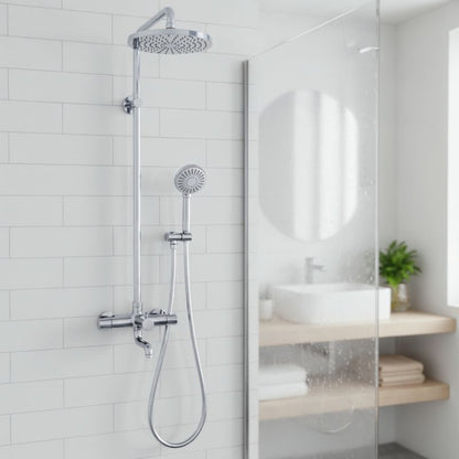 Bruseslange PVC 2 m Sølvgrå Mat 7 mm