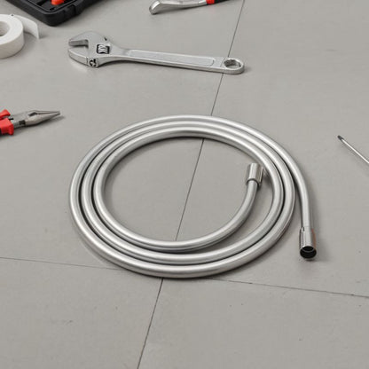 Bruseslange PVC 2 m Sølvgrå Mat 7 mm