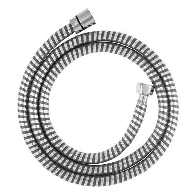 Bruseslange PVC 1,5 m Sølv Blank