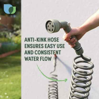 Verve spiralvandslange med fittings 15 m