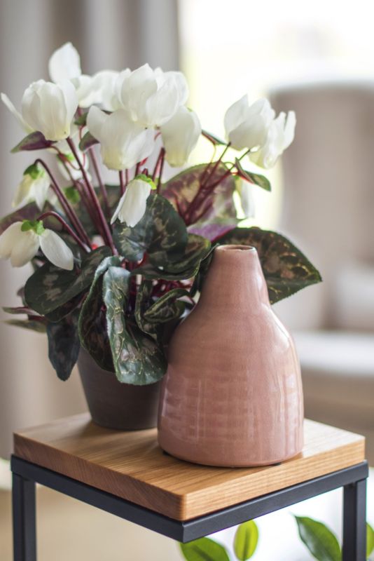 Keramisk vase Direct Home and Garden i pink, 16 cm