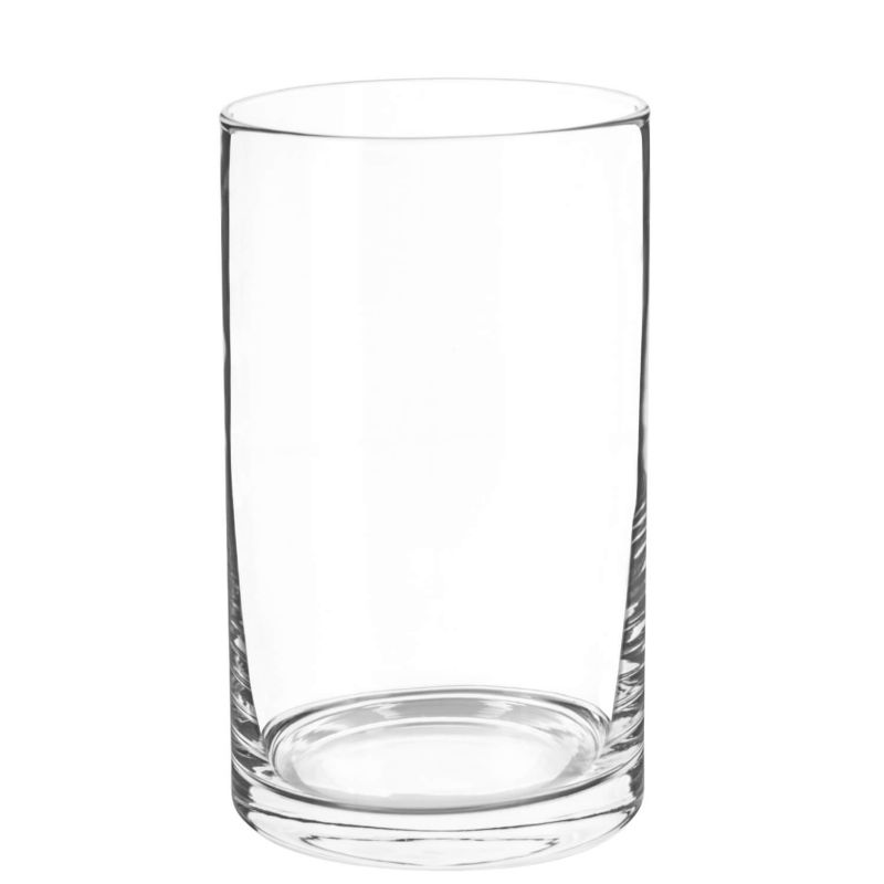 Cylinderformet vase højde 20 cm diameter 15 cm