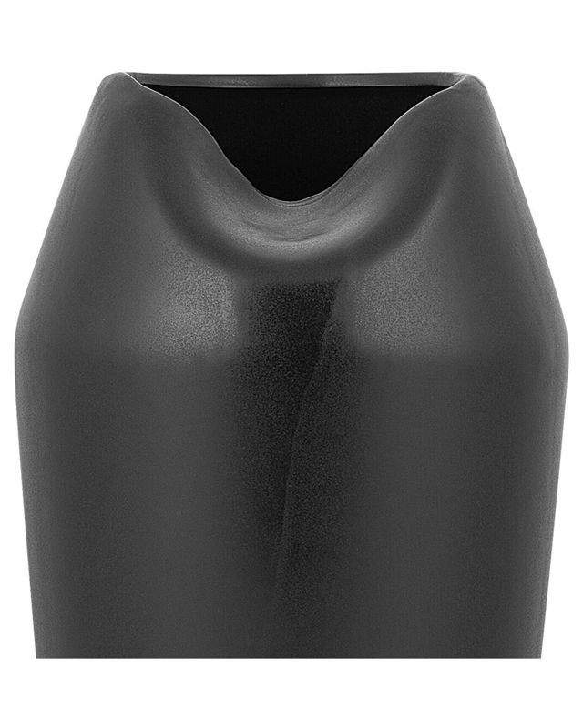 Dekorativ vase Apamea i sort keramik, 1 stk.
