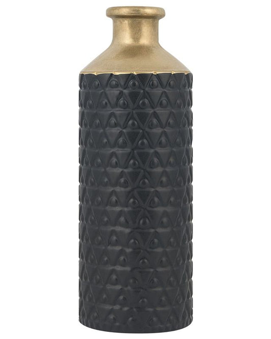Dekorativ vase Arsin keramik sort 1 stk.