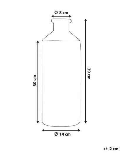 Dekorativ vase Arsin keramik sort 1 stk.