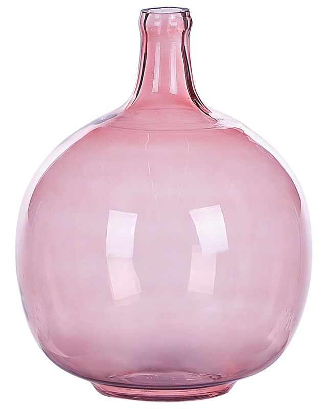 Dekorativ vase Chappathi glas lyserød 1 stk.