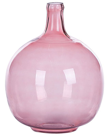 Dekorativ vase Chappathi glas lyserød 1 stk.