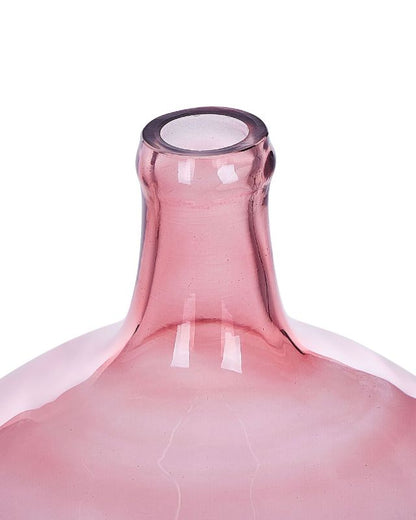 Dekorativ vase Chappathi glas lyserød 1 stk.