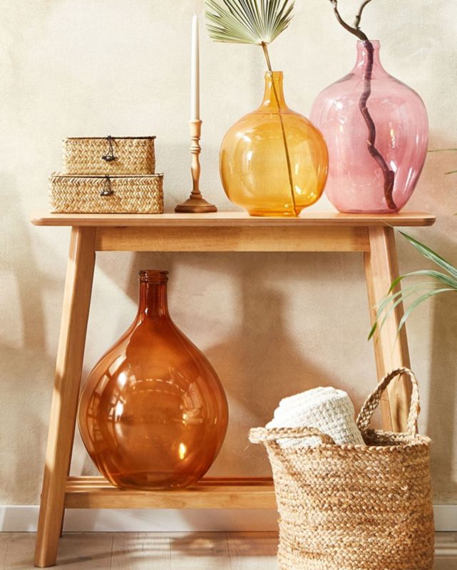 Dekorativ vase Chatni glas gylden bronze 1 stk.