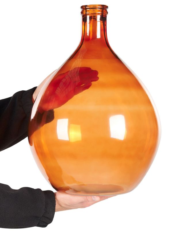 Dekorativ vase Chatni glas gylden bronze 1 stk.