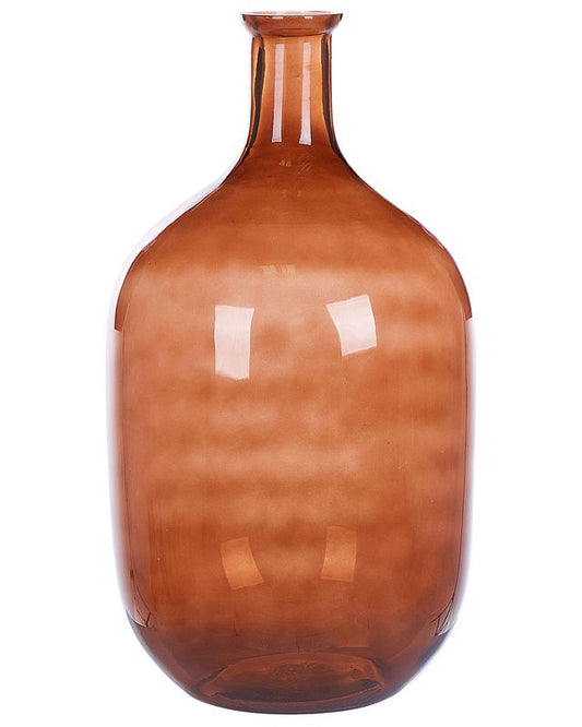 Dekorativ vase Dalchini glas gylden brun 1 stk.