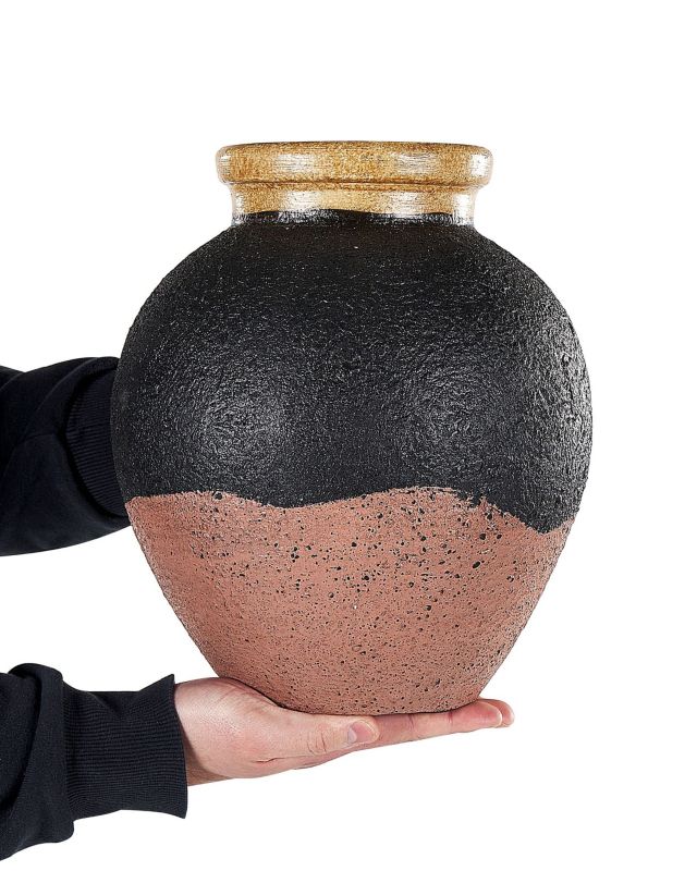 Dekorativ vase Daulis keramik sort 1 stk.