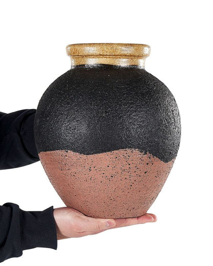 Dekorativ vase Daulis keramik sort 1 stk.