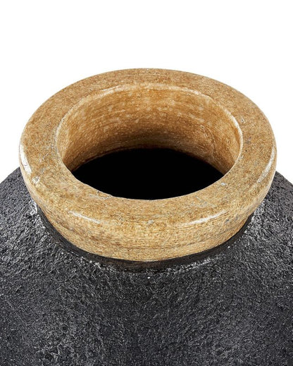 Dekorativ vase Daulis keramik sort 1 stk.