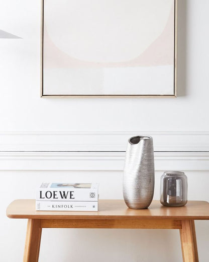 Dekorativ vase Derbe keramik sølv 1 stk.
