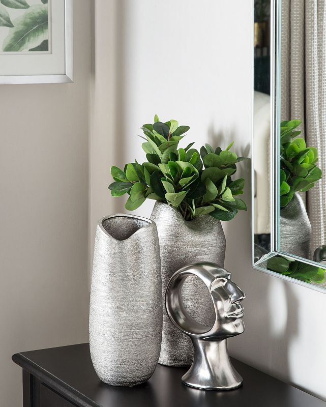 Dekorativ vase Derbe keramik sølv 1 stk.