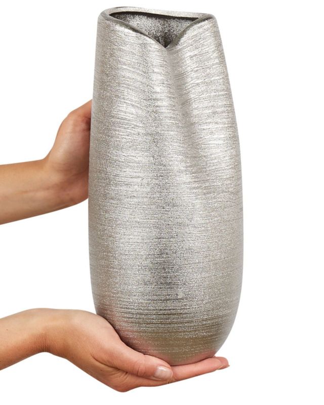 Dekorativ vase Derbe keramik sølv 1 stk.