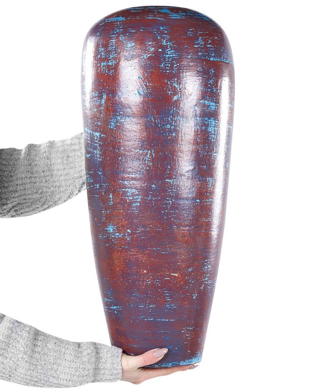 Dekorativ vase Dojran keramik brun 1 stk.