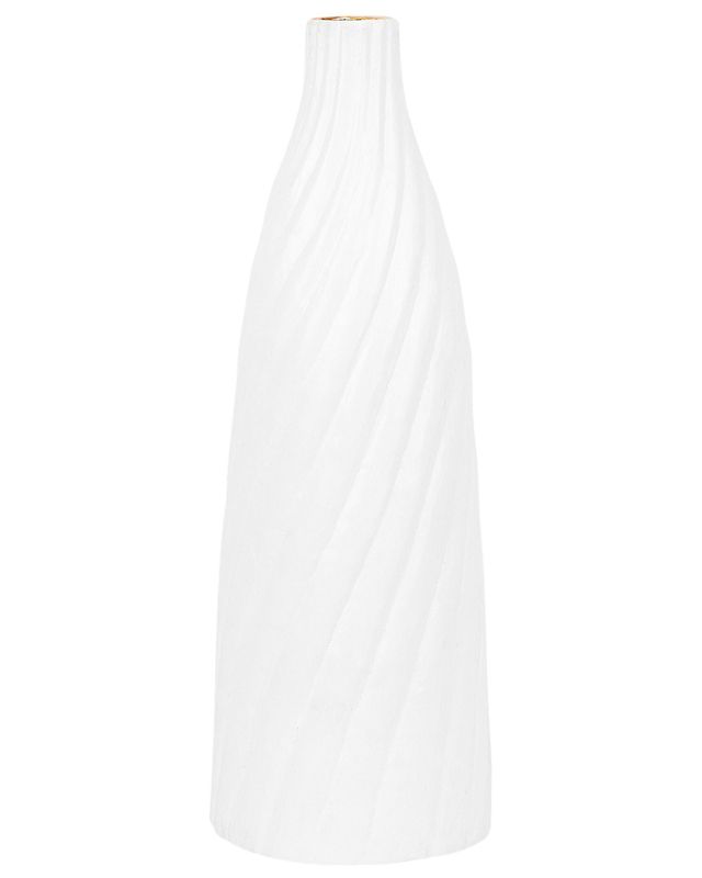 Florentia dekorativ vase i keramik hvid 1 stk.