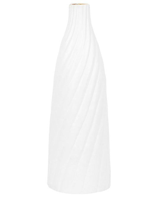 Florentia dekorativ vase i keramik hvid 1 stk.
