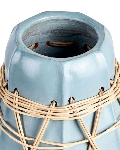 Dekorativ vase Kamering keramik blå 1 stk.
