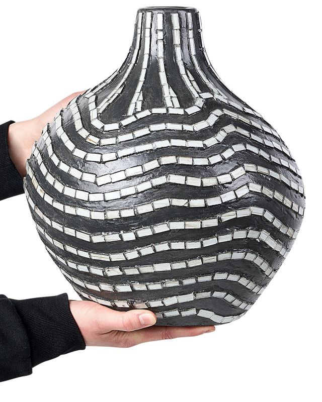 Dekorativ vase Kualu keramik sort 1 stk.