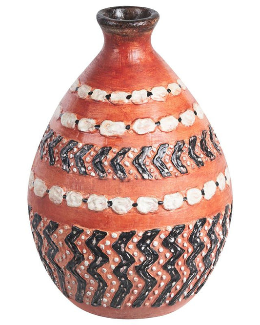Dekorativ vase Kumu keramik brun 1 stk.
