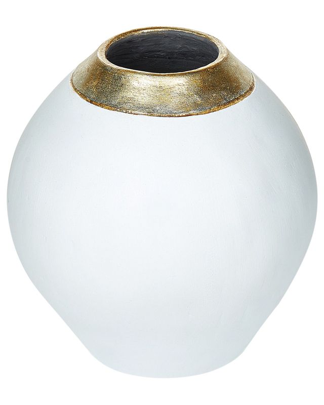 Dekorativ vase Lauri keramik hvid 1 stk.