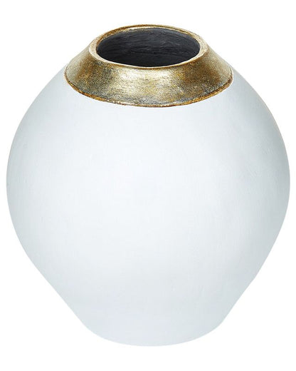 Dekorativ vase Lauri keramik hvid 1 stk.