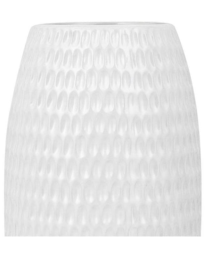 Dekorativ vase Linzi keramik hvid 1 stk.