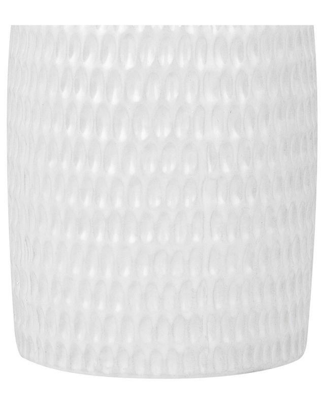 Dekorativ vase Linzi keramik hvid 1 stk.