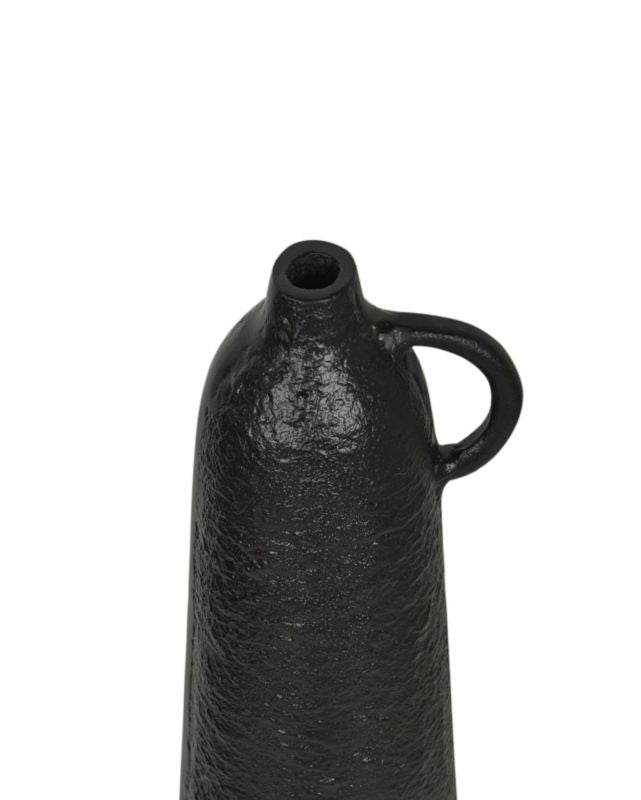 Markha Metal dekorativ vase sort 1 stk.