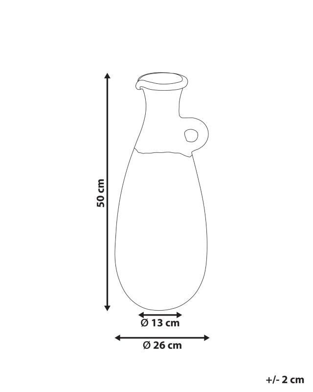 Dekorativ vase Maroneja keramik grøn 1 stk.