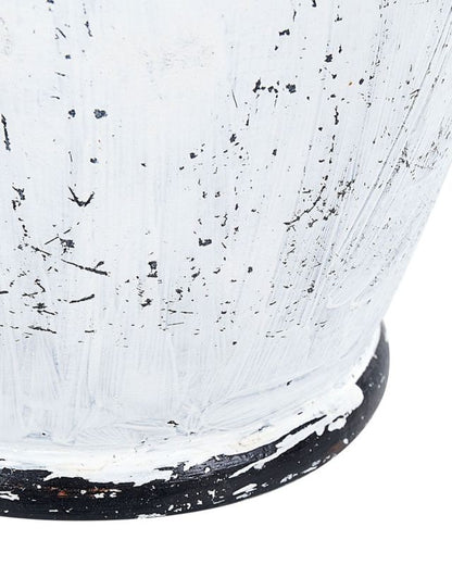 Massalia dekorativ vase i keramik, hvid, 1 stk.
