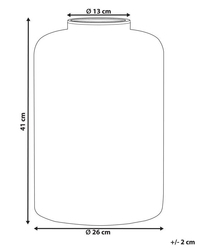 Dekorativ vase Mirchi glas orange 1 stk.