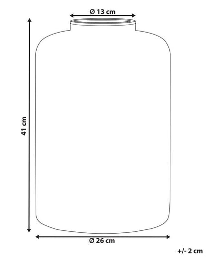 Dekorativ vase Mirchi glas orange 1 stk.