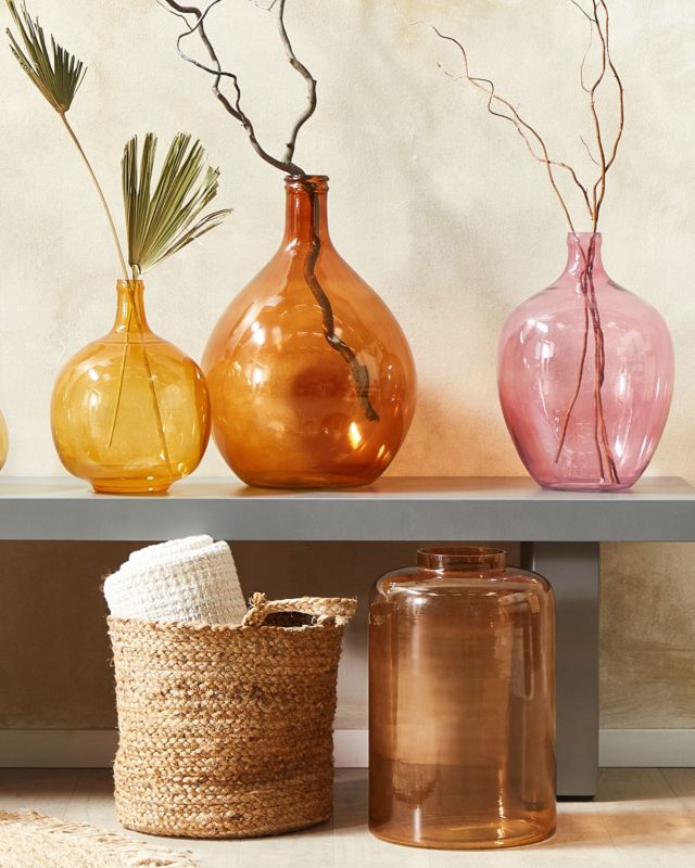 Dekorativ vase Mirchi glas orange 1 stk.
