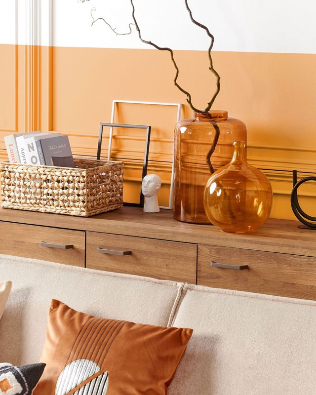 Dekorativ vase Mirchi glas orange 1 stk.