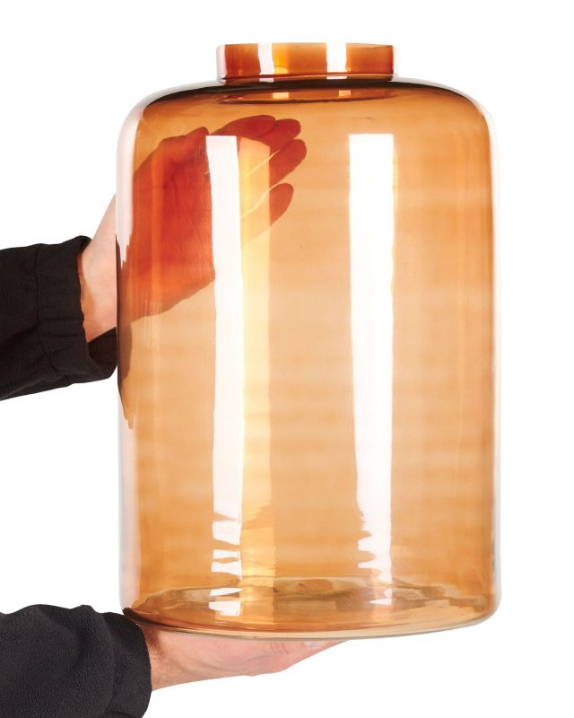 Dekorativ vase Mirchi glas orange 1 stk.