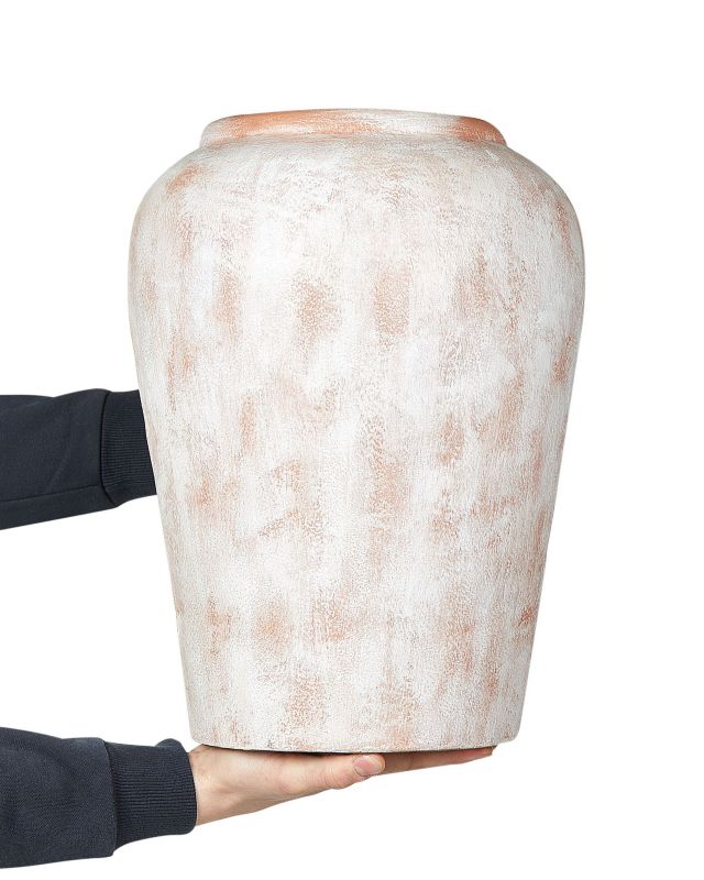 Dekorativ vase Miri keramik hvid 1 stk.