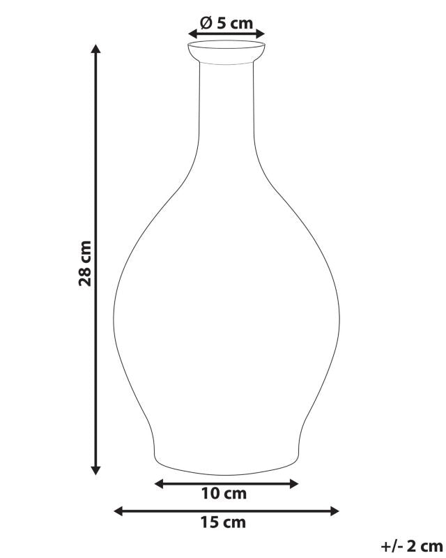 Dekorativ vase Pakora glas blå 1 stk.