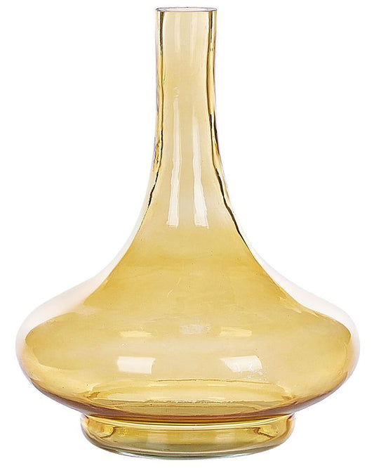 Dekorativ vase Paneer i gul glas, 1 stk.