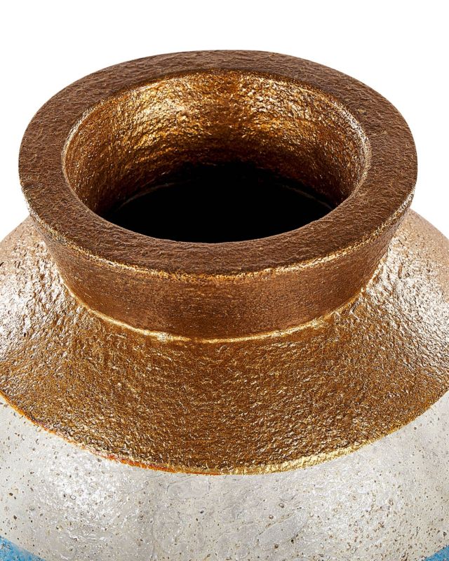 Dekorativ vase Plateje keramik blå 1 stk.