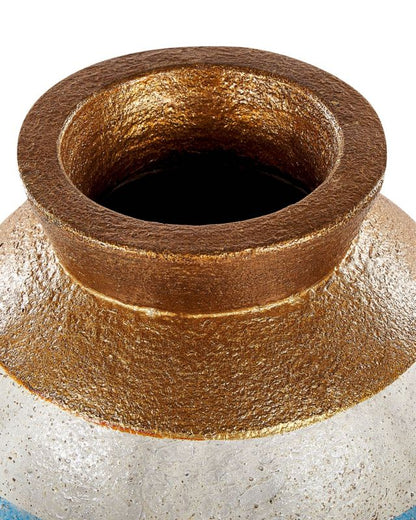 Dekorativ vase Plateje keramik blå 1 stk.
