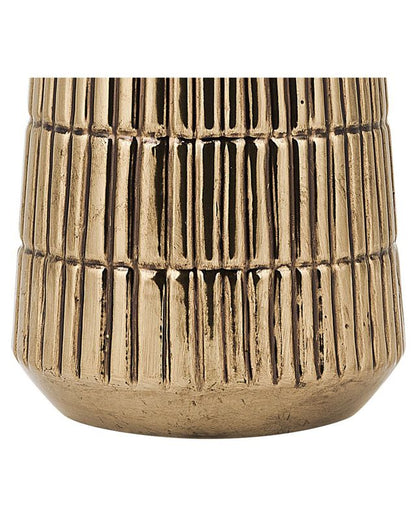 Dekorativ vase Qanawat keramik i guld, 1 stk.
