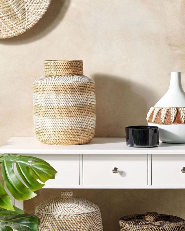 Dekorativ vase Renun keramik naturlig 1 stk.