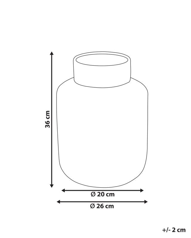 Dekorativ vase Renun keramik naturlig 1 stk.