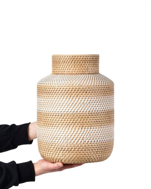 Dekorativ vase Renun keramik naturlig 1 stk.