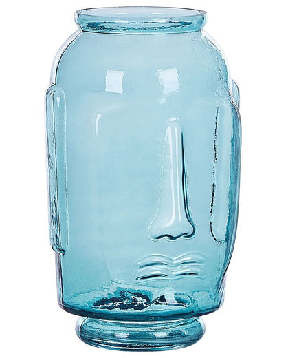 Dekorativ vase Sambar i blåt glas, 1 stk.